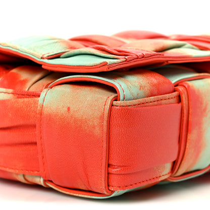Bottega Veneta Calfskin Intreccio Plisse Tie Dye Camera Bag Multicolor 9 of 10