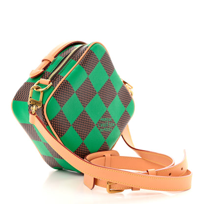 Louis Vuitton Damier Pop Chess Messenger Green 3 of 9