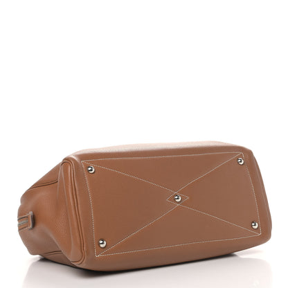 Hermes Taurillon Clemence Victoria II 35 Gold 3 of 8