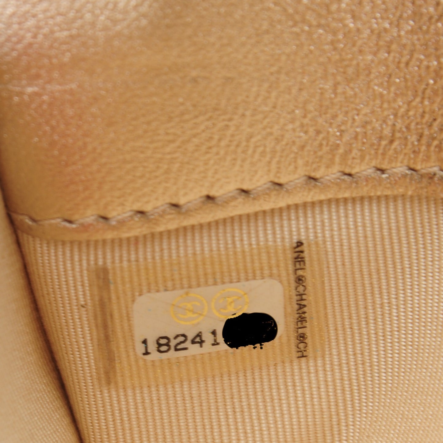 Metallic Lambskin Quilted Yen Wallet Gold