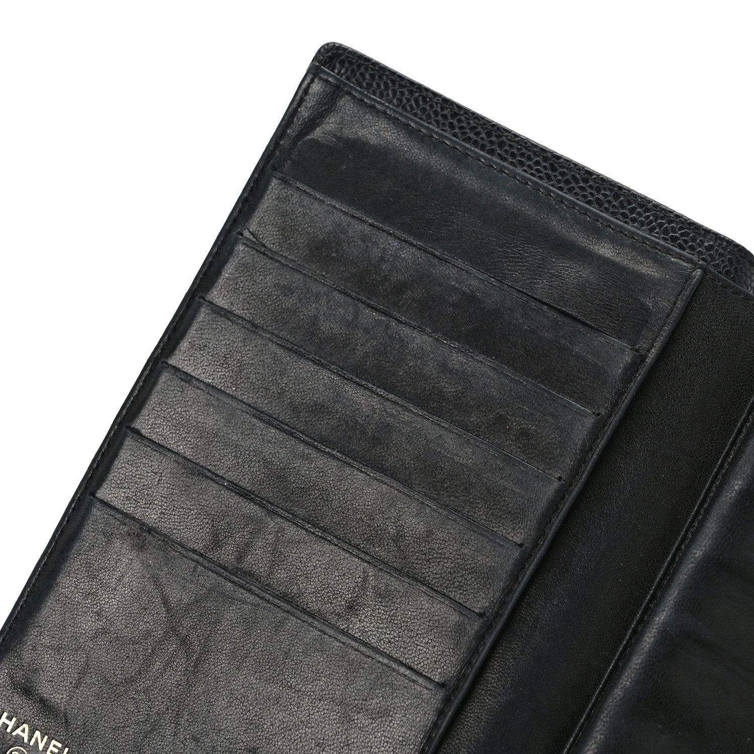 Chanel Caviar Timeless CC French Wallet Black 9 of 10
