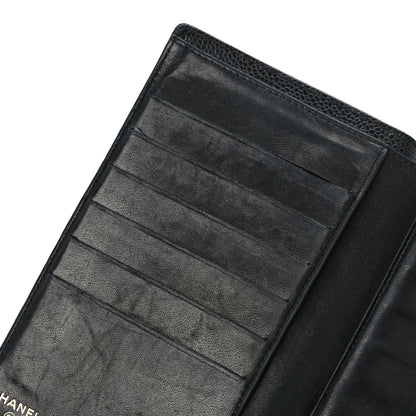 Chanel Caviar Timeless CC French Wallet Black 9 of 10