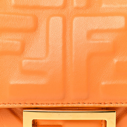 Fendi Nappa FF 1974 Embossed Baguette Clementine 7 of 13