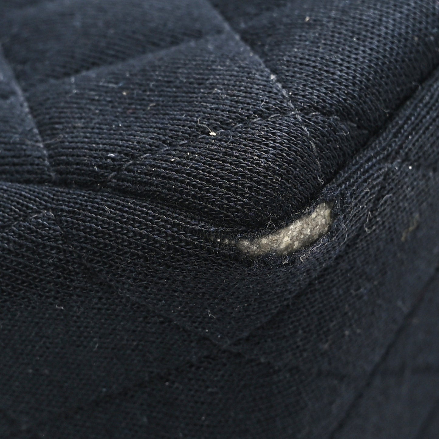 Jersey Quilted Medium Double Flap Black