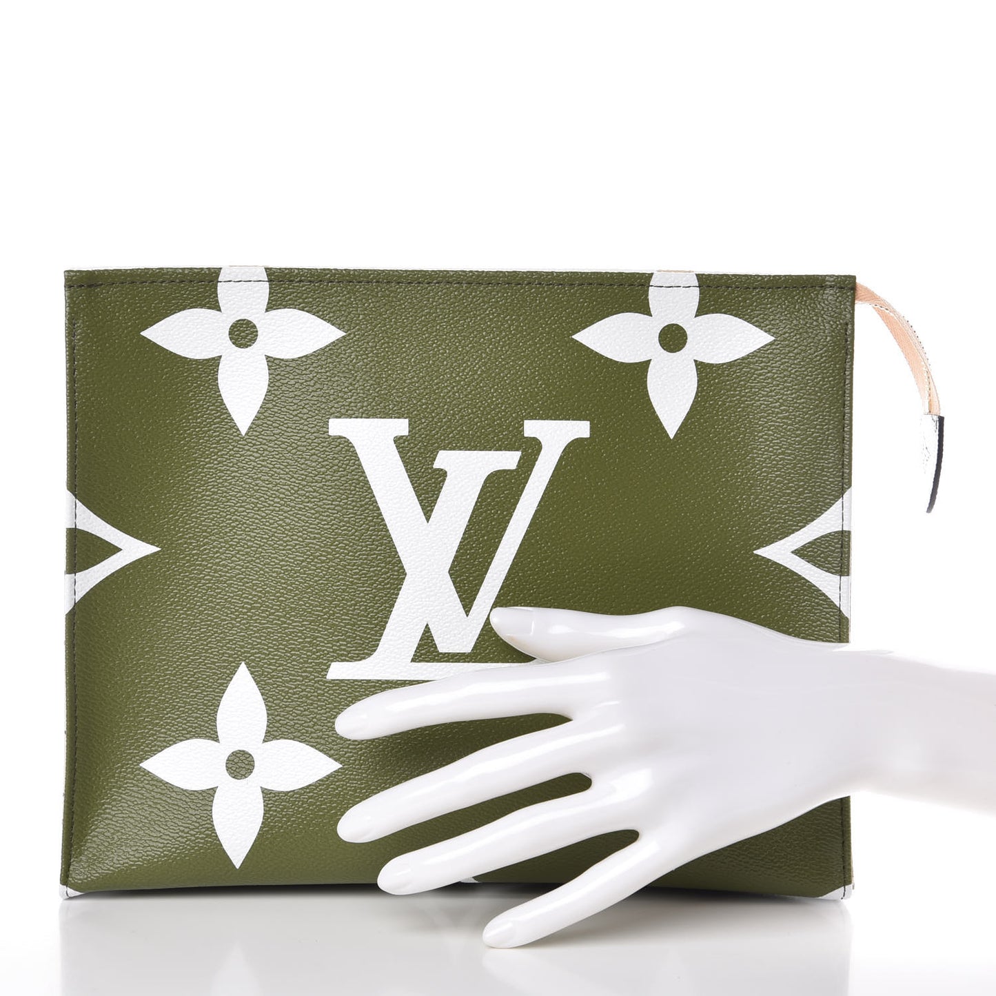 Monogram Giant Toiletry Pouch 26 Kaki