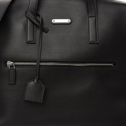 Saint Laurent Calfskin Bold Briefcase Black 12 of 12