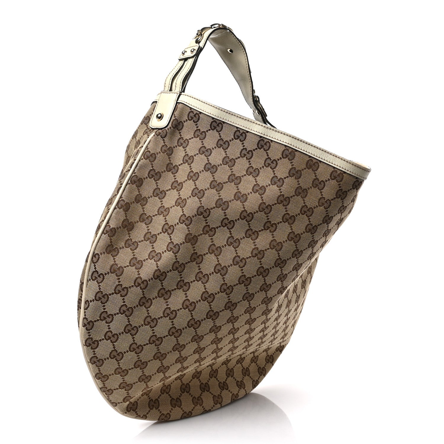 Gucci Monogram Large Wave Hobo Off White 3 of 8