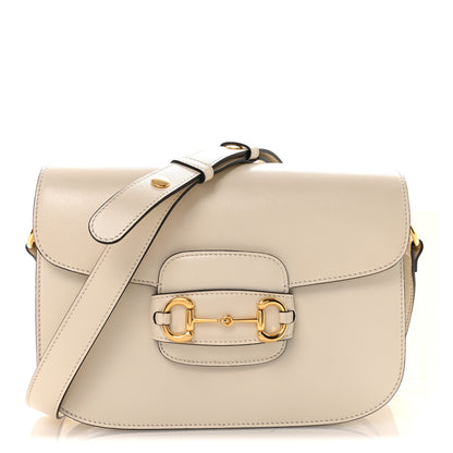 Gucci Azalea Calfskin Horsebit 1955 Shoulder Bag Mystic White 1 of 10