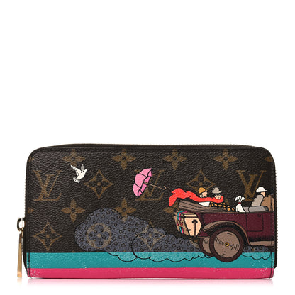 Louis Vuitton Monogram 2015 Christmas Animation Zippy Wallet Hibiscus 1 of 14