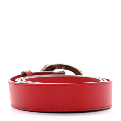 Gucci Moon Calfskin Crystal Dionysus 30mm Belt 100 40 Red 2 of 10