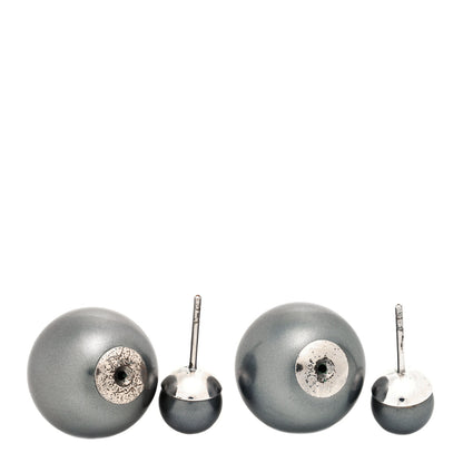 Christian Dior Pearl Mise En Dior Tribal Earrings Grey 3 of 4