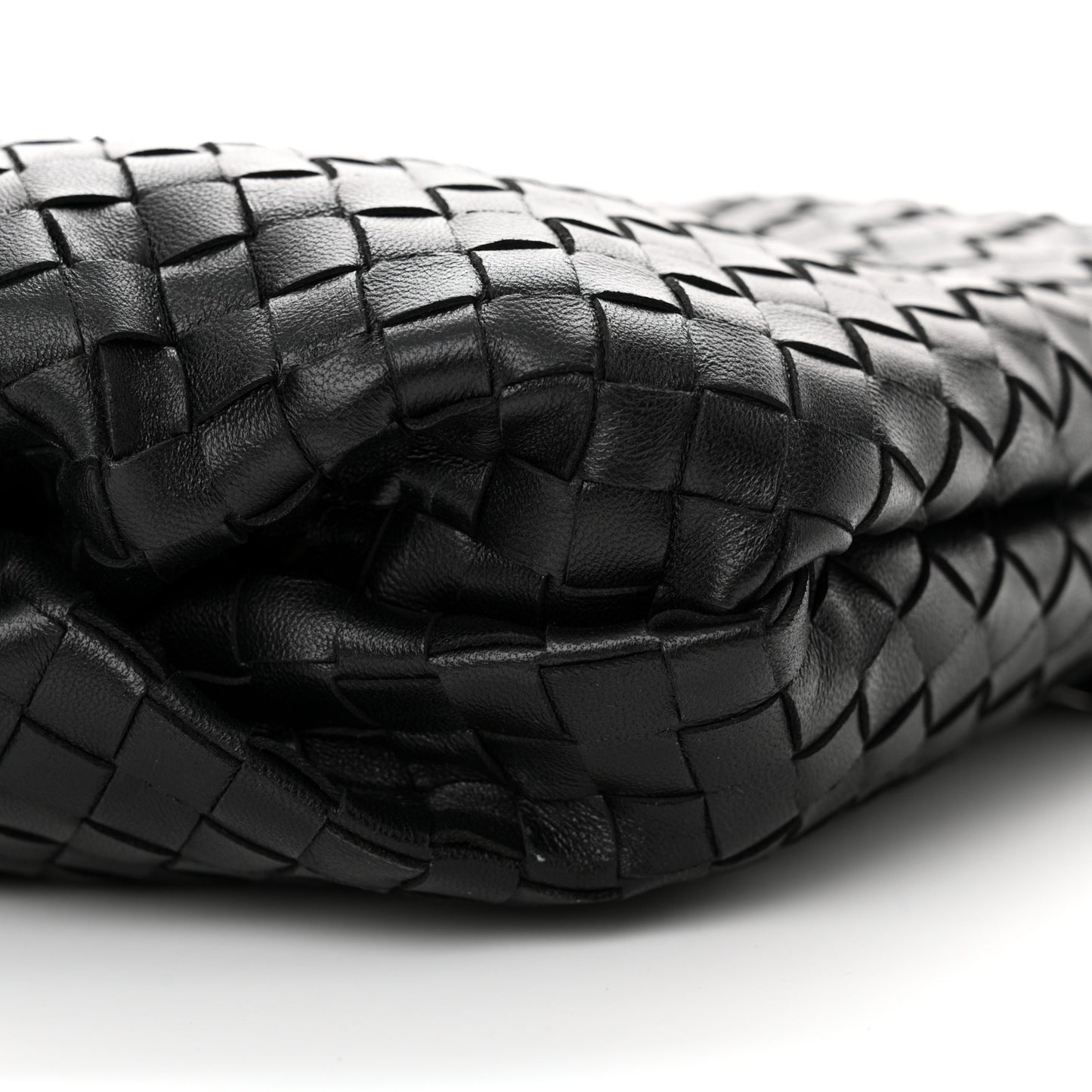 Nappa Intrecciato Small Bulb Black