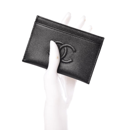 Chanel Caviar Timeless CC Card Holder Black 2 of 10