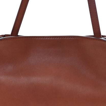 The Row Smooth Calfskin Peggy Bag New Burgundy 7 of 10