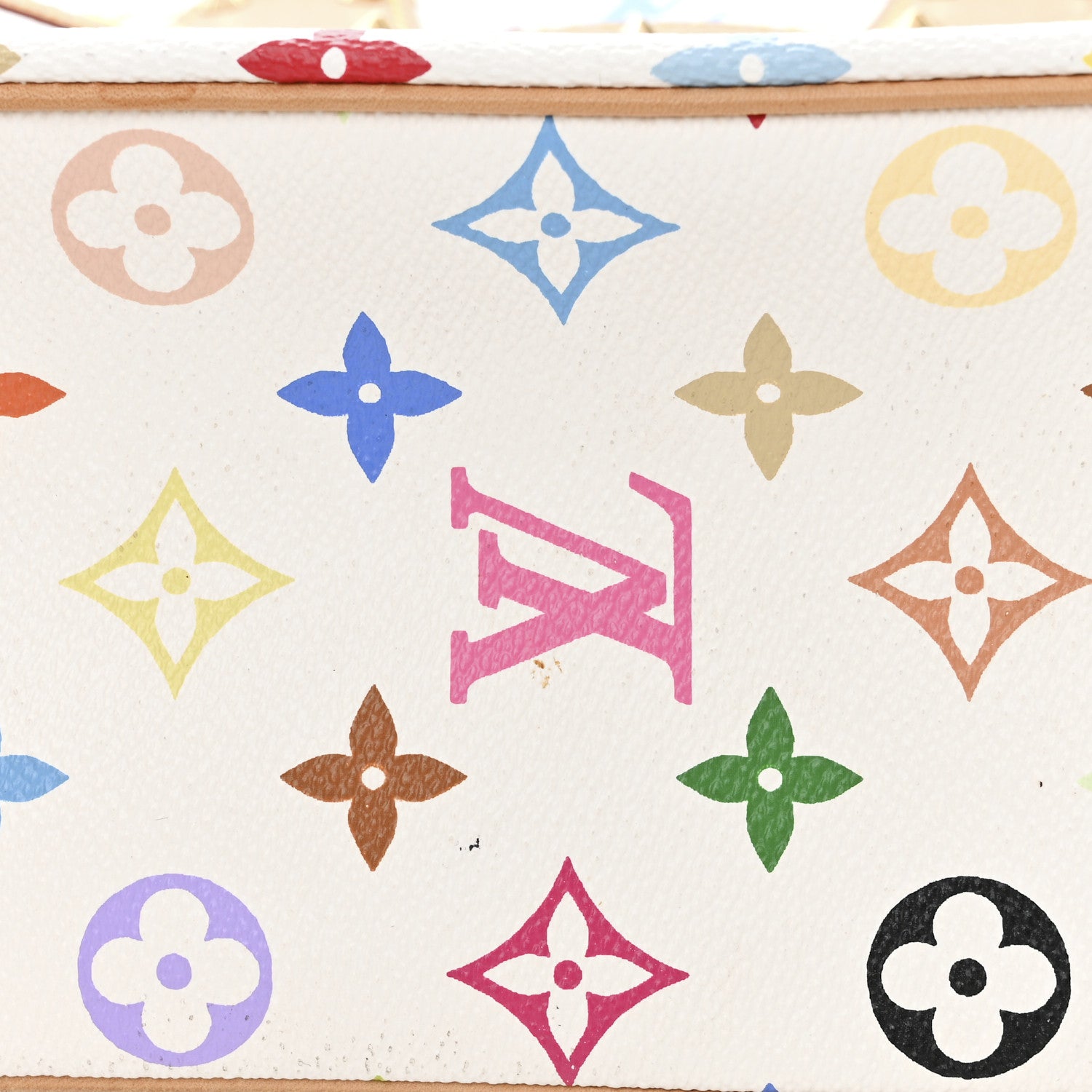 Louis Vuitton Monogram Multicolor Trouville White 9 of 10