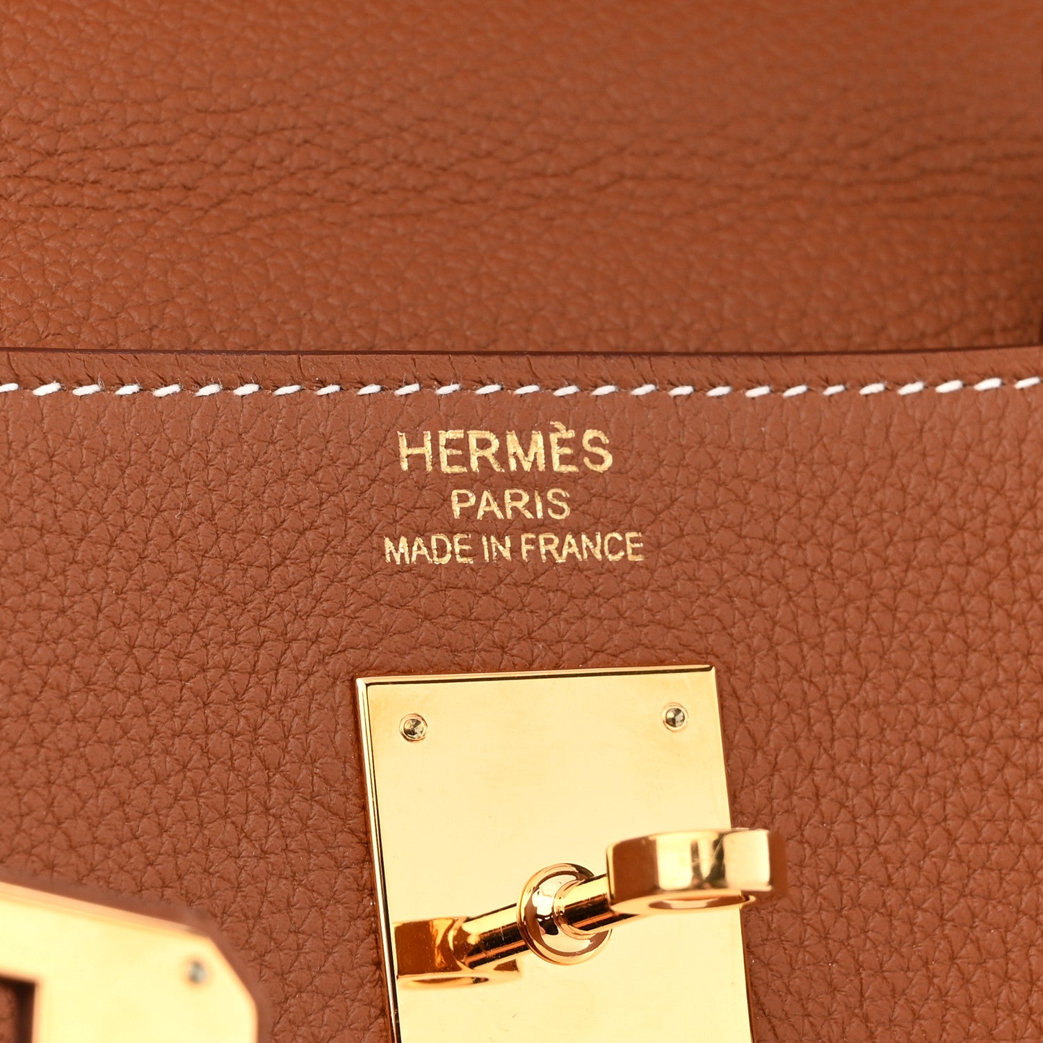 Hermes Togo Kelly Retourne 35 Gold 6 of 11