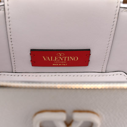 Valentino Garavani Grained Calfskin VSling Vanity Case White 6 of 12