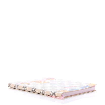 Louis Vuitton Damier Azur Summer Trunks Clemence Notebook MM 4 of 6