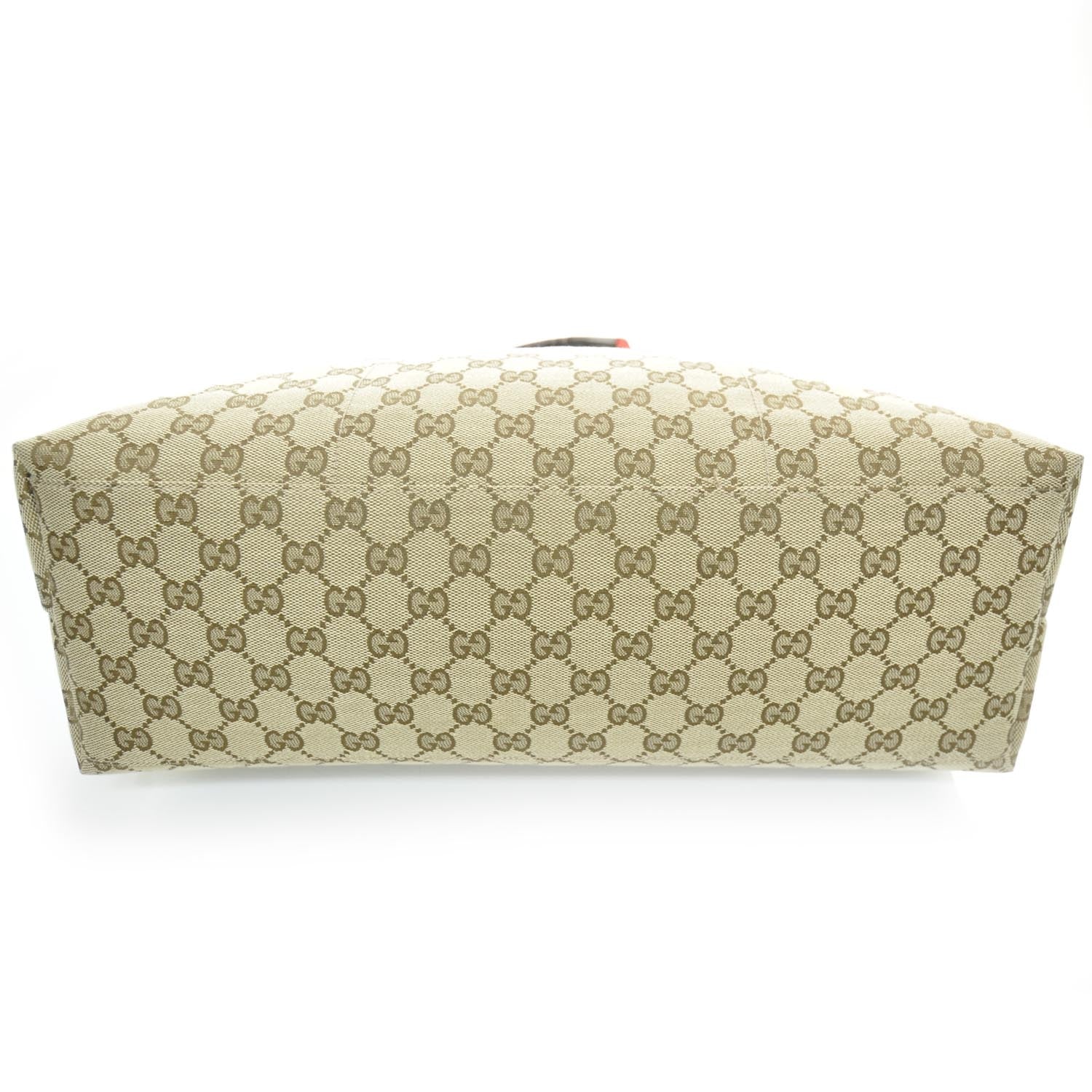 Gucci Monogram Web Large Diaper Tote Brown 4 of 8