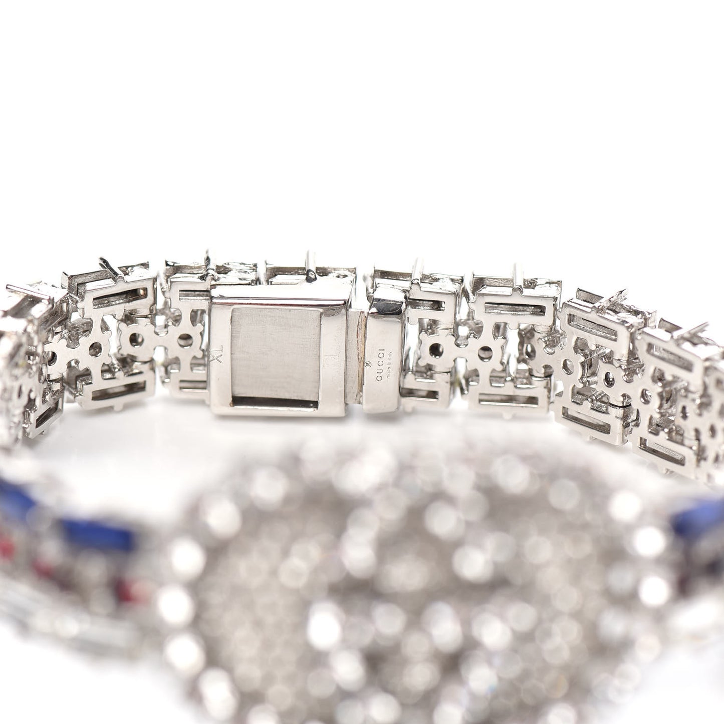 Crystals Double G Web Bracelet