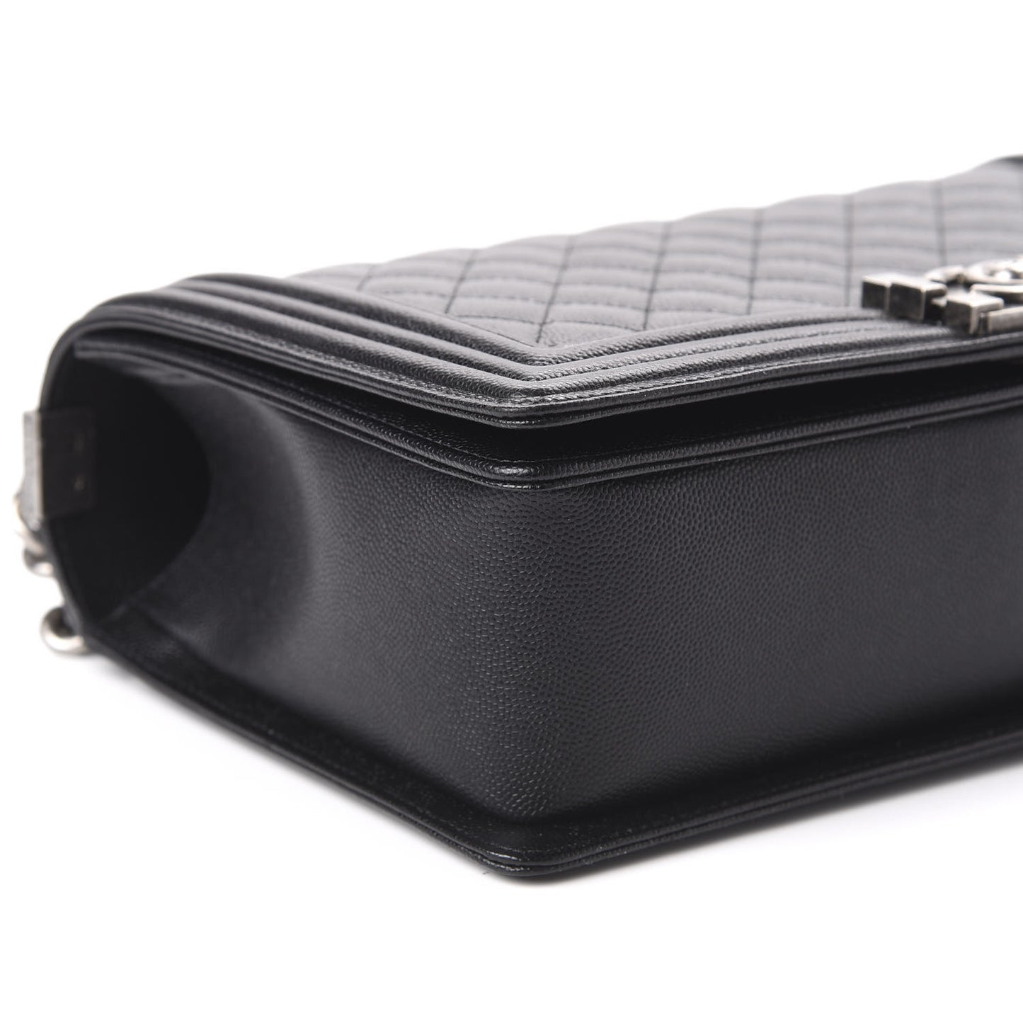 Caviar Quilted New Medium Boy Flap Black