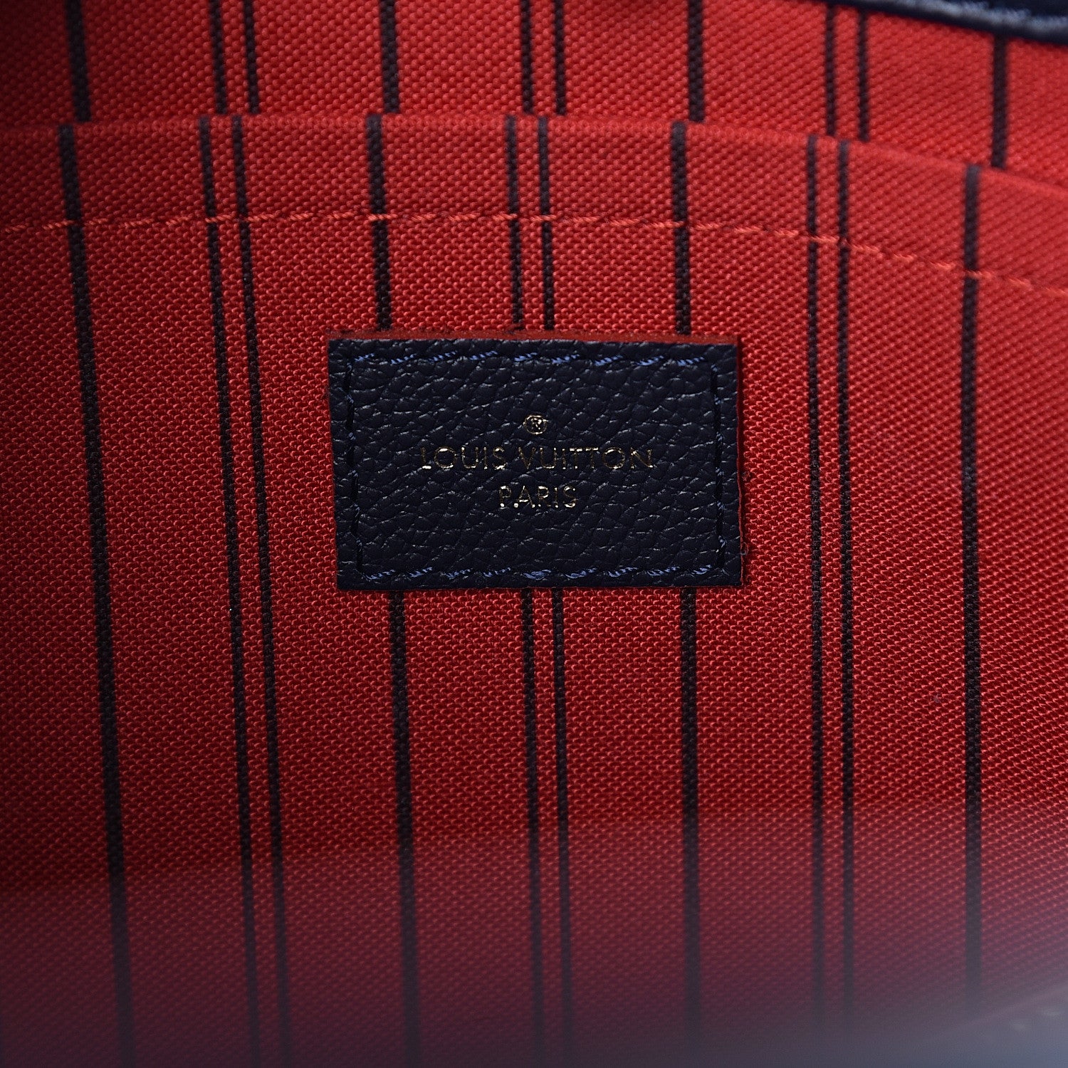 Louis Vuitton Empreinte Montaigne MM Marine Rouge 7 of 10