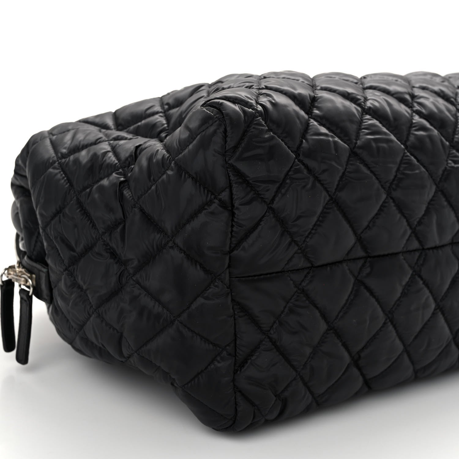 Chanel Nylon Quilted Medium Coco Cocoon Tote Black 9 of 11