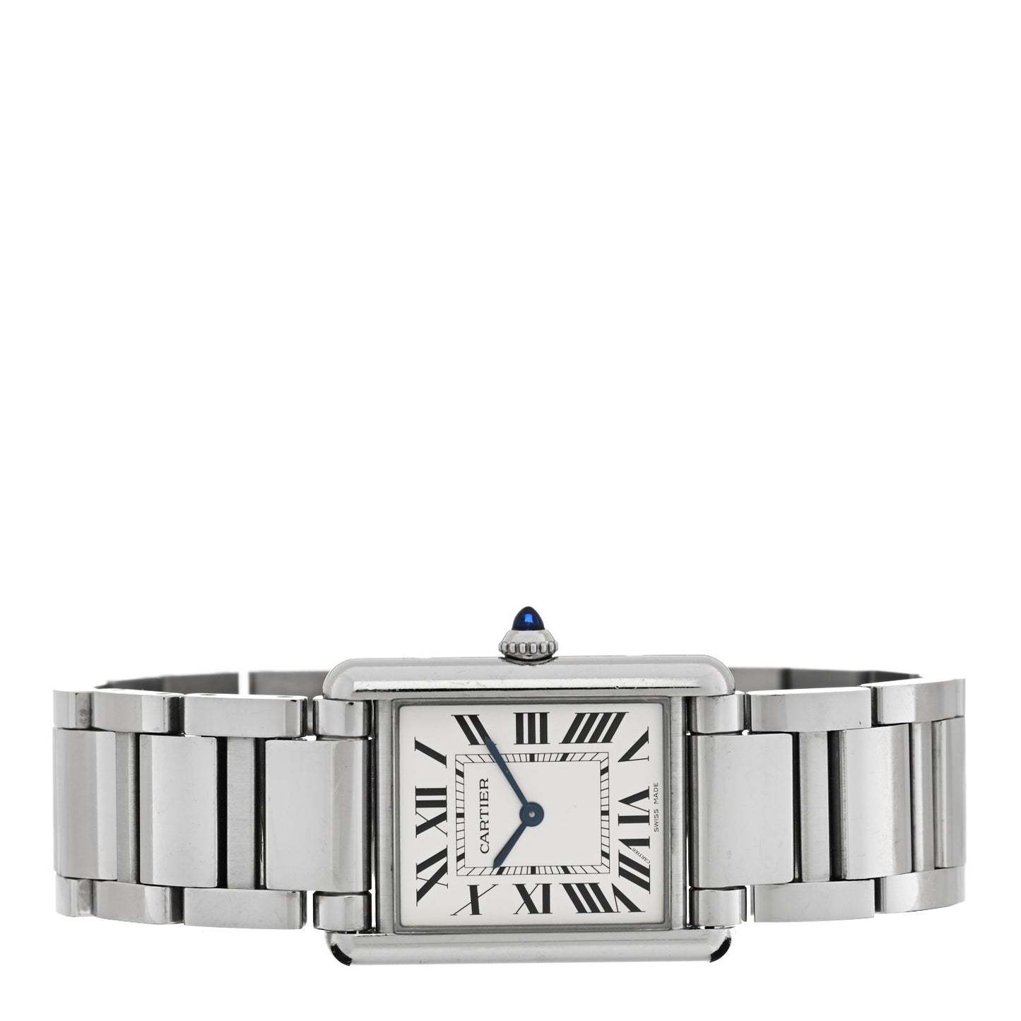 Stainless Steel 25mm Must de Cartier Tank Quartz Watch