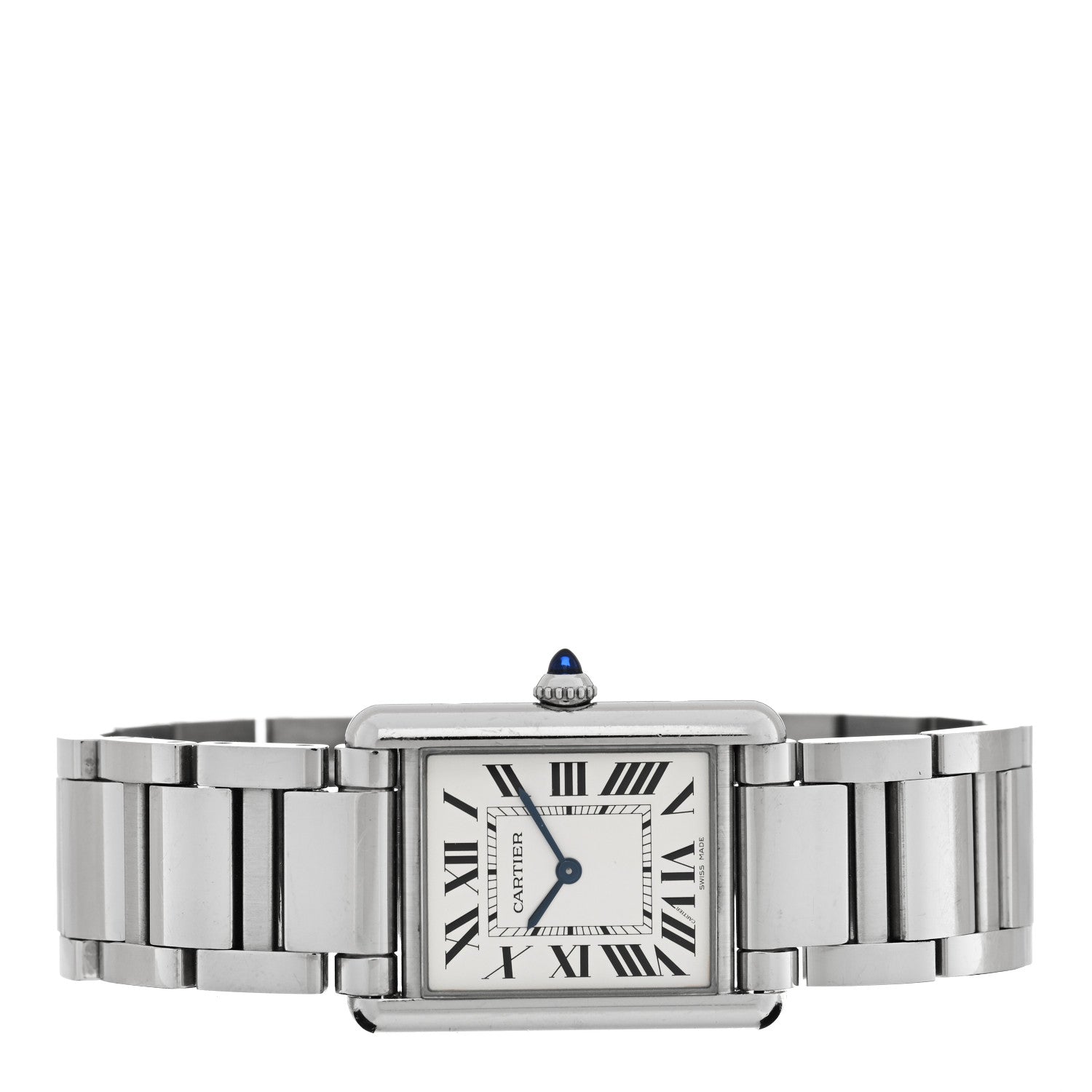 Cartier Stainless Steel 25mm Must de Cartier Tank Quartz Watch 2 of 5