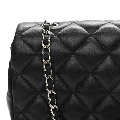 Chanel Lambskin Quilted Extra Mini Rectangular Flap Black 14 of 16