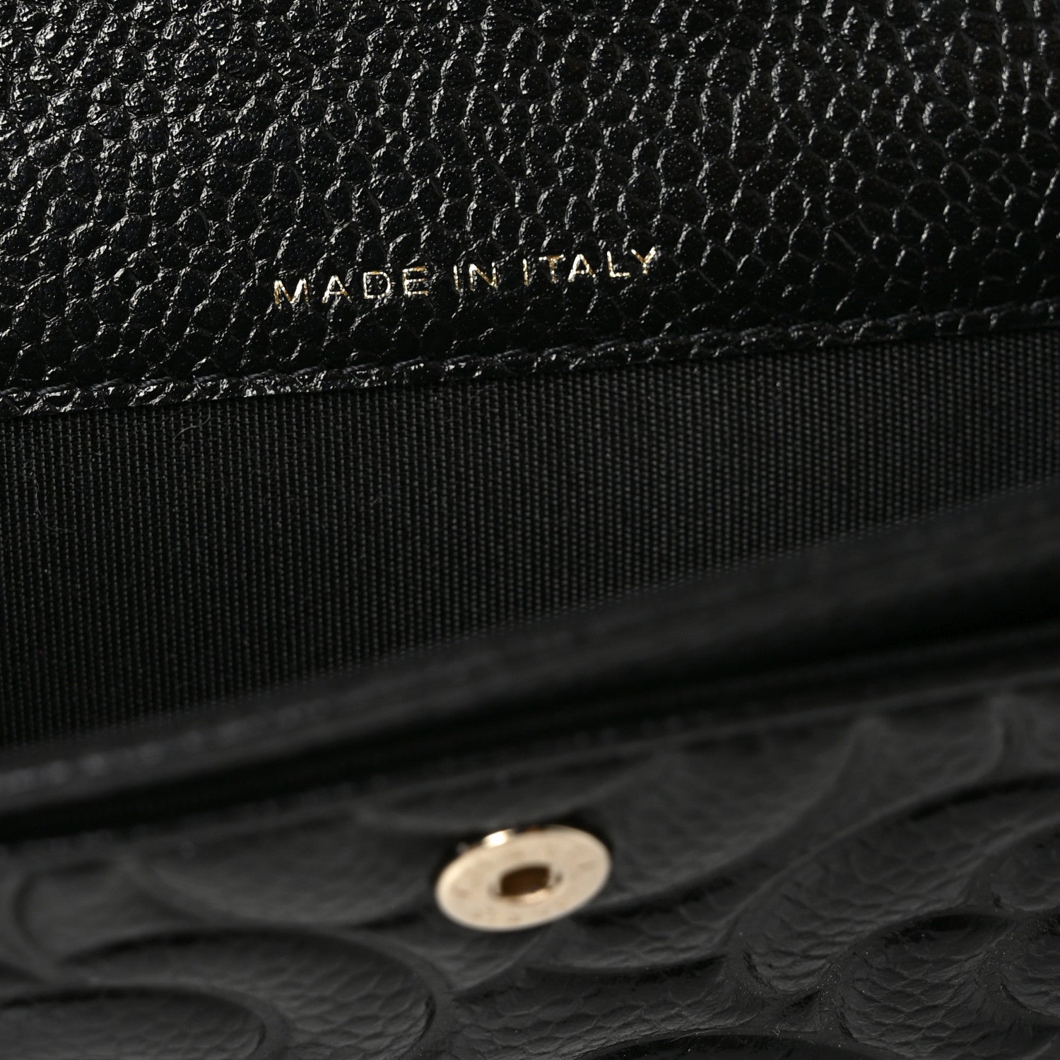 Chanel Caviar Camellia Embossed Card Holder Wallet Black 7 of 10