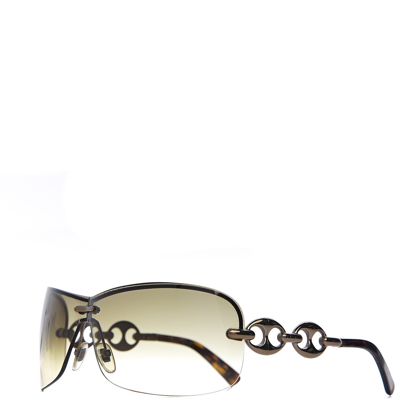 Semi Rimless Gradient Marina Chain Sunglasses GG2772S