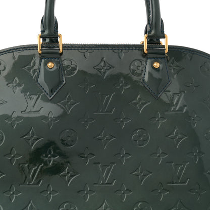 Louis Vuitton Vernis Alma GM Blue Nuit 8 of 15