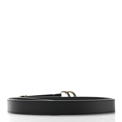 Gucci Moon Calfskin Torchon Double G 25mm Belt 85 34 Black 2 of 5