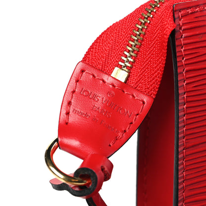 Louis Vuitton Epi Pochette Accessories 24 Castillan Red 6 of 8