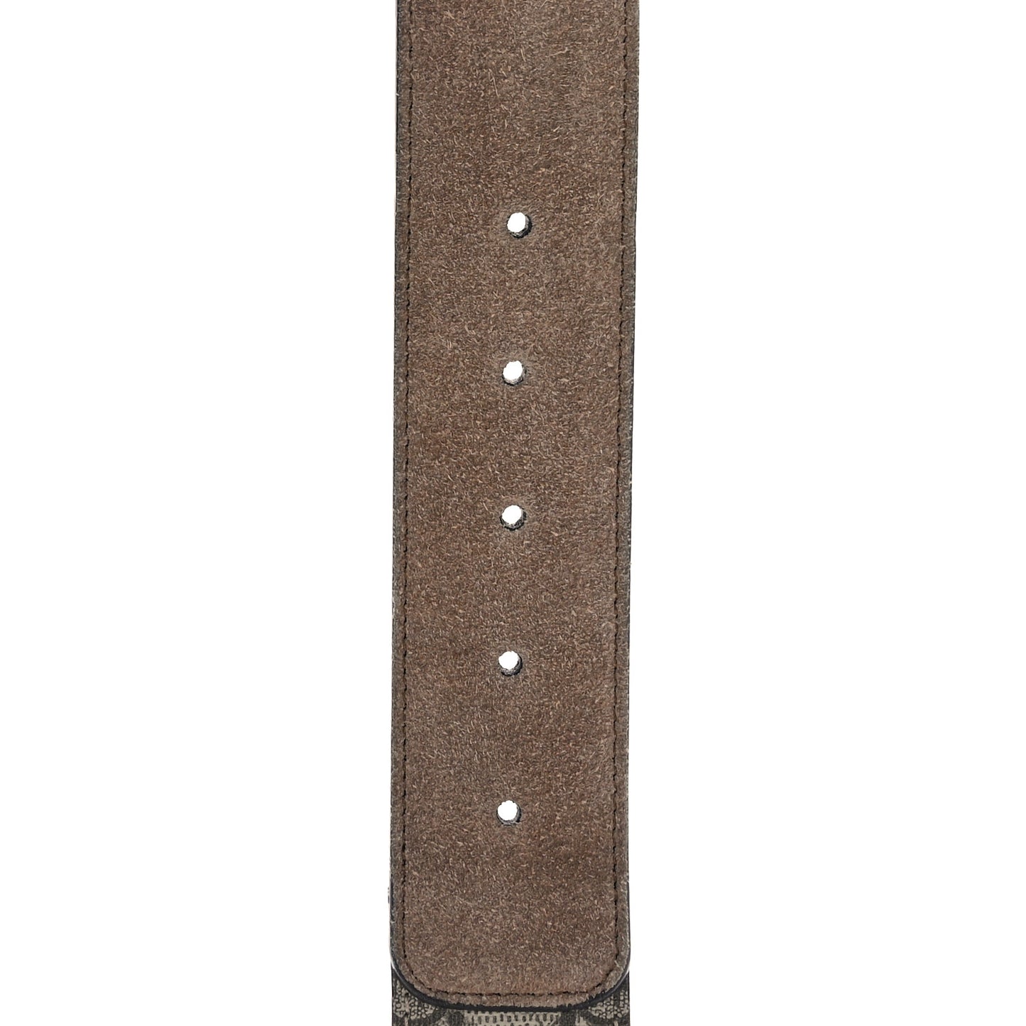 GG Supreme Monogram Suede Dionysus 40mm Belt 75 30 Beige Taupe
