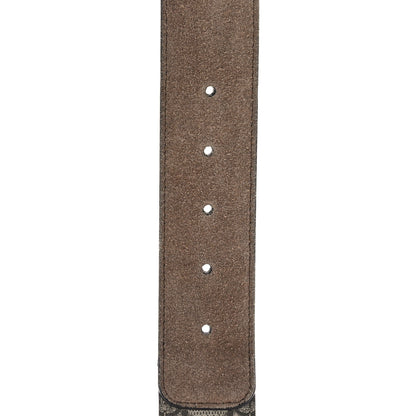 Gucci GG Supreme Monogram Suede Dionysus 40mm Belt 75 30 Beige Taupe 5 of 5