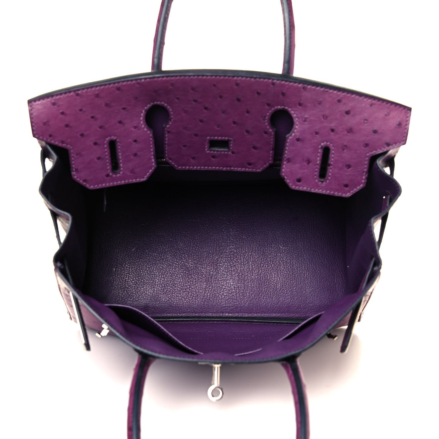 Ostrich Birkin 30 Violine