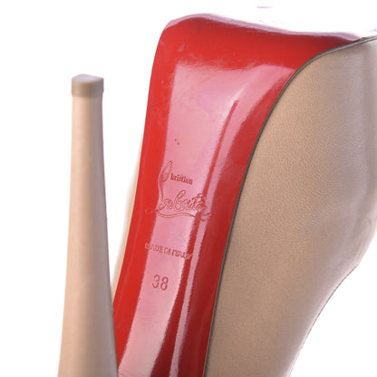Christian Louboutin Kid Lady Daf 160 Pumps 38 Nude 9 of 11
