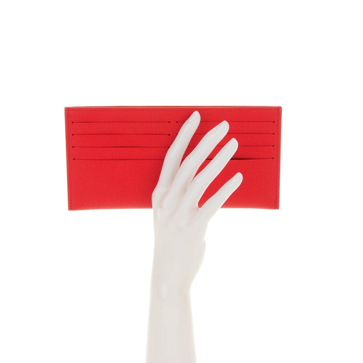Calfskin Felicie Card Holder Insert Cherry