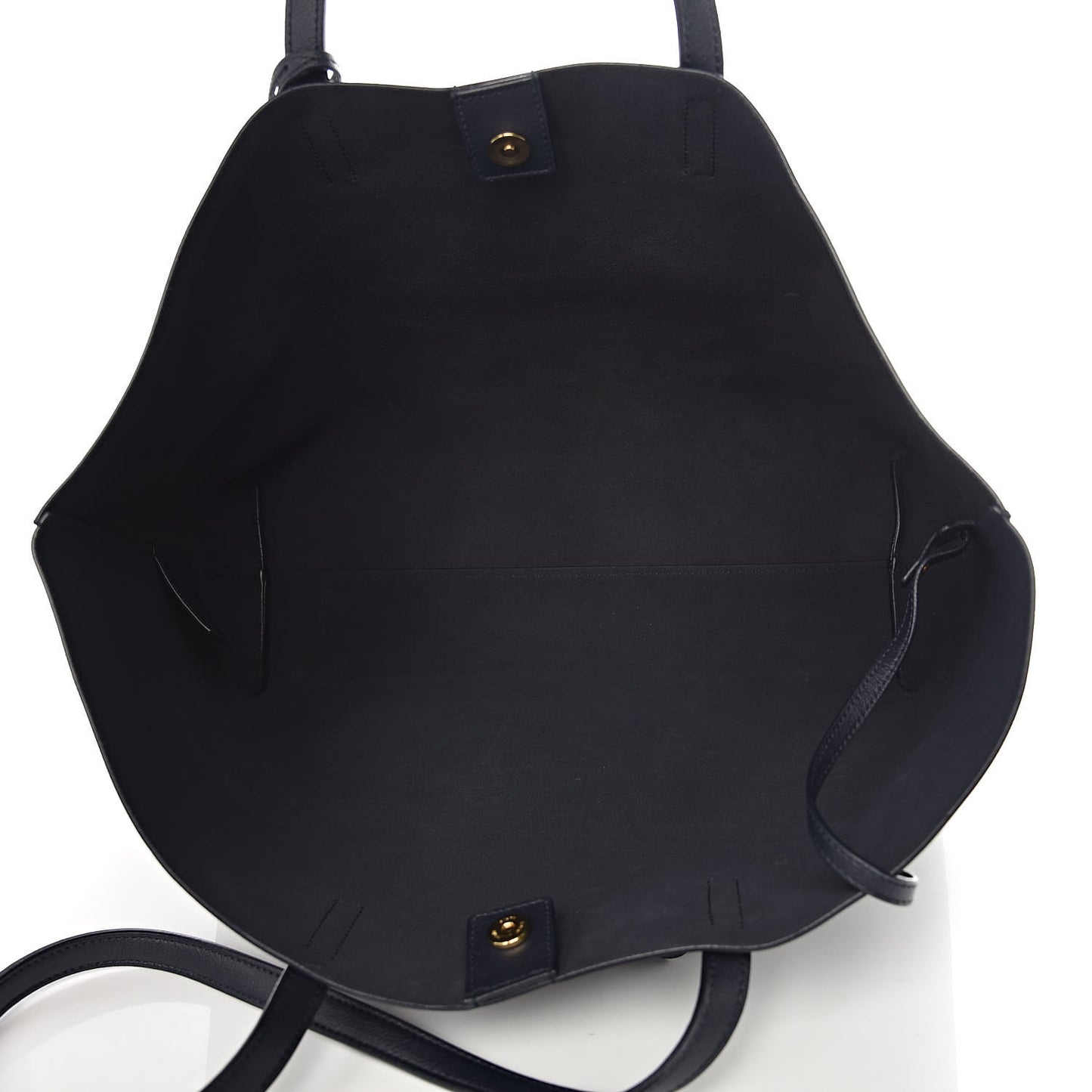 Calfskin Large Shopping Tote Deep Marine