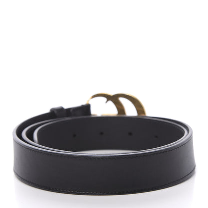 Gucci Calfskin Double G 30mm Belt 85 34 Black 2 of 5