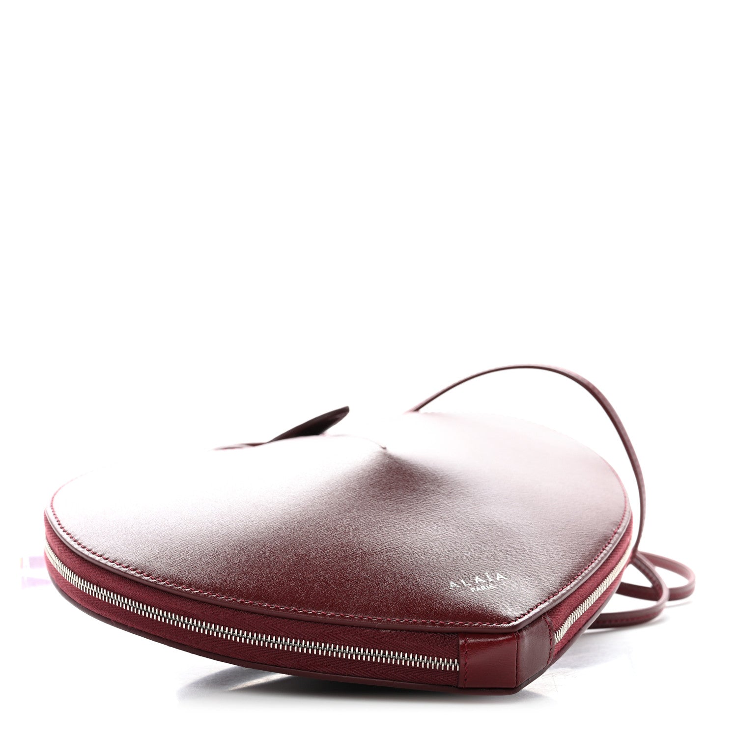 Alaia Lux Calfskin Le Coeur Bag Rouge Grenat 4 of 9
