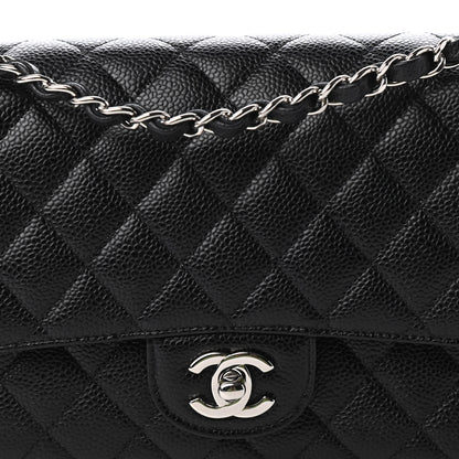 Chanel Caviar Quilted Medium Double Flap Black 10 of 10