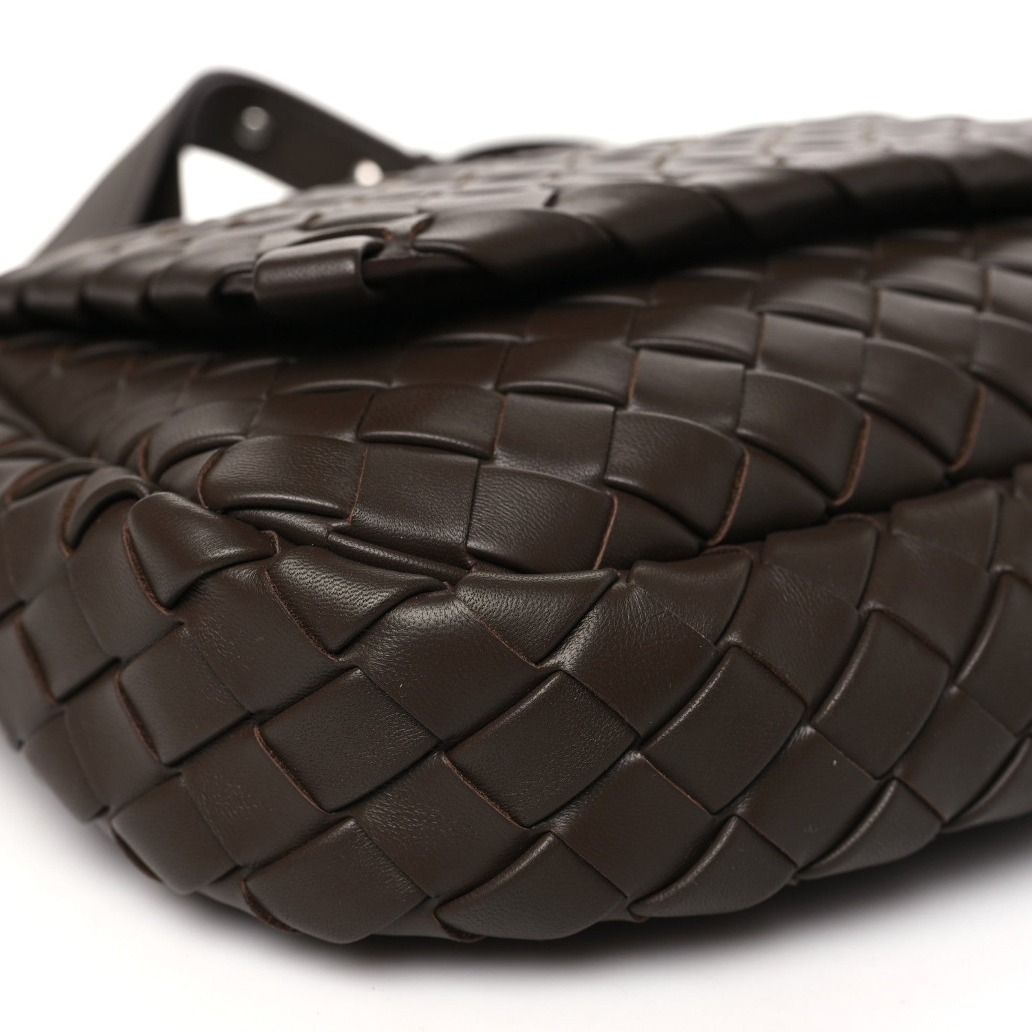Bottega Veneta Nappa Intrecciato Small Cobble Messenger Bag Light Brown 9 of 11