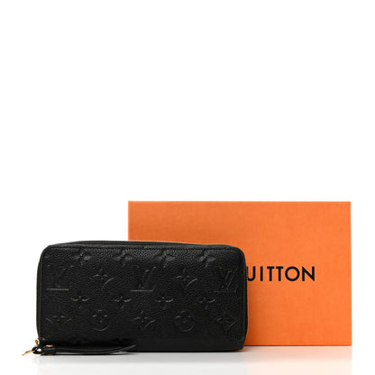 Louis Vuitton Empreinte Zippy Wallet Black 8 of 8