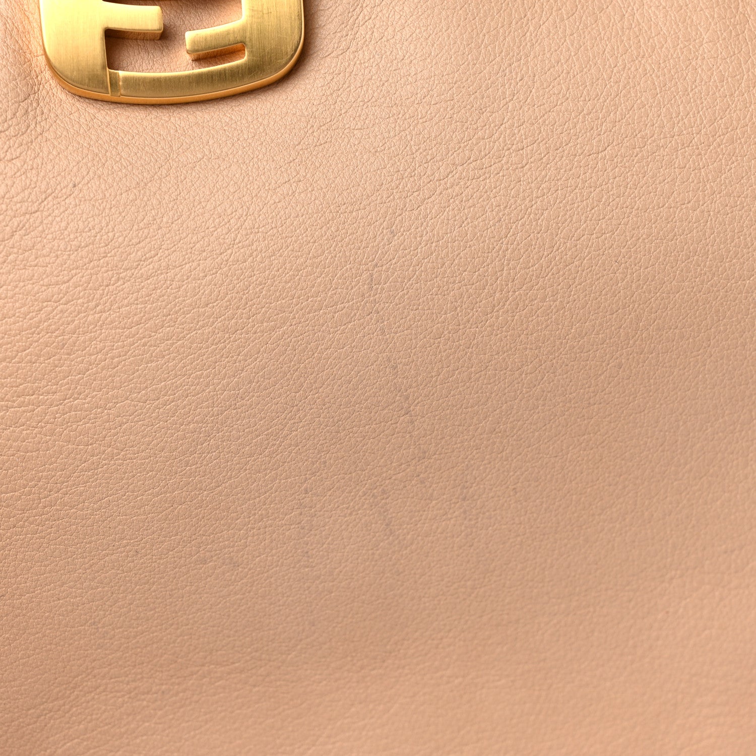 Fendi Capra Vitello Dolce Marmol Colorblock Small Chameleon Tote Cipria Makeup Camel 12 of 13