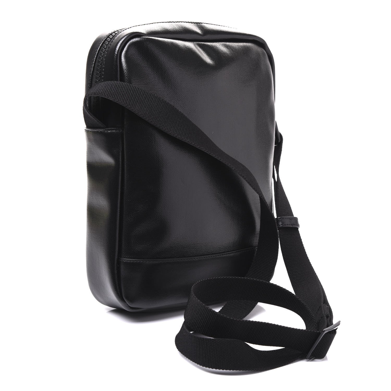 Saint Laurent Coated Canvas Rivington Race Pouch Black 2 of 8