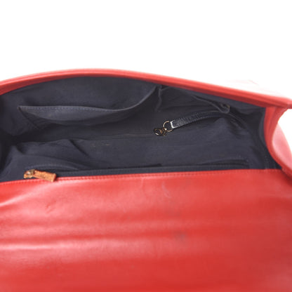 Chanel Lambskin Square Quilted Large Boy Cube Flap Red 5 of 22