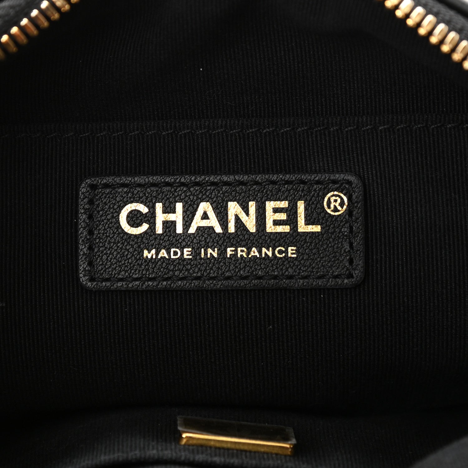 Chanel Calfskin Quilted Small Camera Case Black 6 of 11